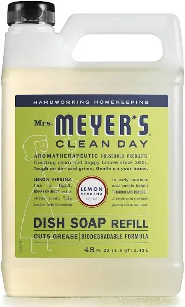 Mrs. Meyer's Clean Day Liquid Hand Soap, Lavender, 33 oz, 6/Carton