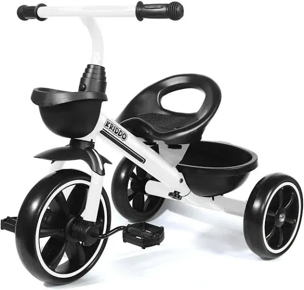 KRIDDO Kids Tricycles Age 24 Month to 4 Years, Toddler Kids Trike for 2.5 to 5 Y