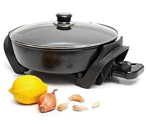 Moss & Stone Round Nonstick Electric Skillet