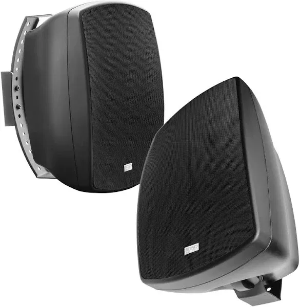 OSD 6.5" Outdoor Patio Speaker Pair 150W, IP54 Weather Resistant, Full Motion Bracket Black AP650