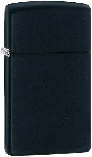 Zippo Slim Black Matte Lighter