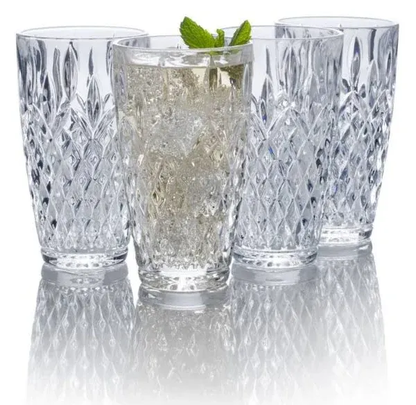 Mikasa Harding Highball Glasses Set of 4