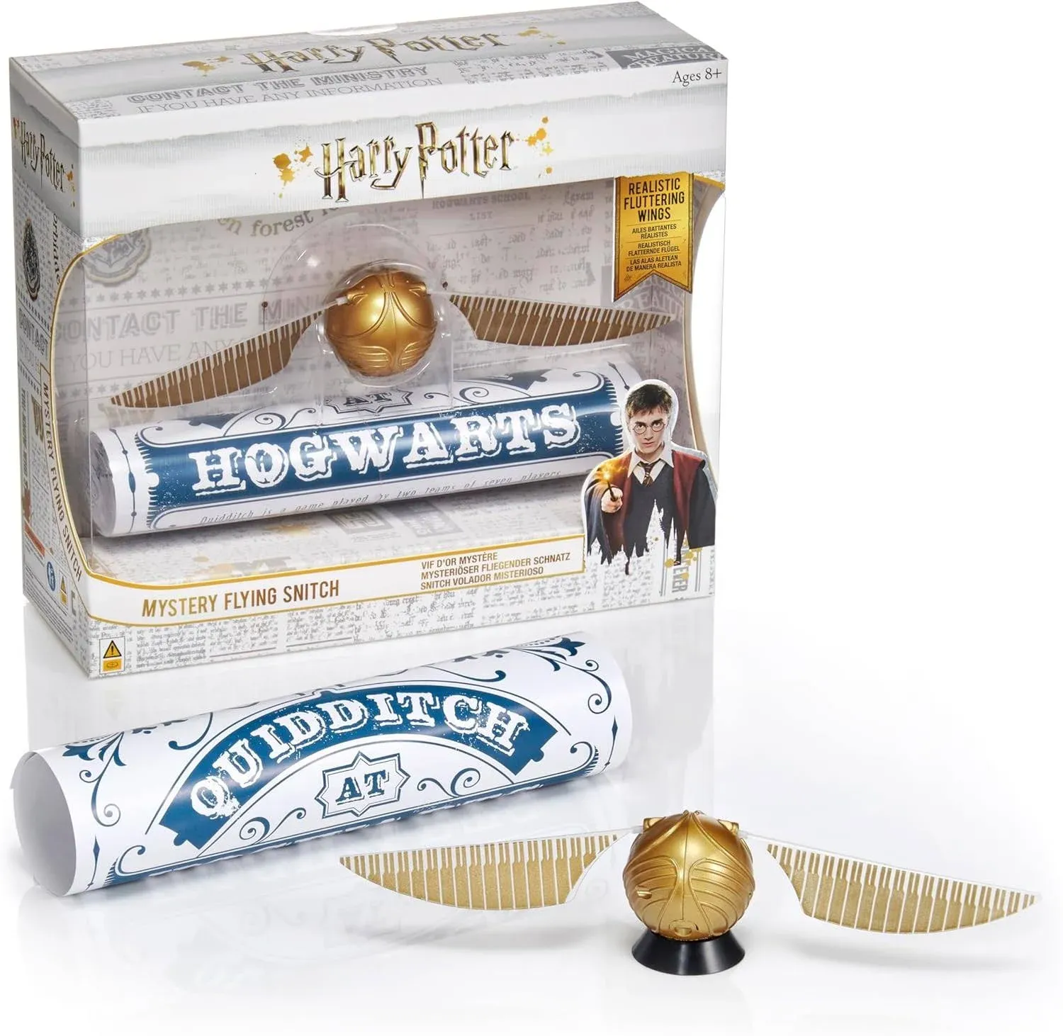 HARRY POTTER - MYSTERY FLYING SNITCH - REALISTIC FLUTTERING WINGS - NEW &amp; SEALED