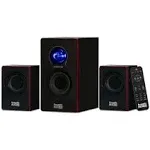 Acoustic Audio AA2103 Bluetooth Home 2.1 Speaker System with Optical Input for Multimedia