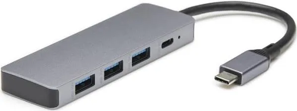  Basics USB 3.2/3.1 Gen 2 Hub Dock, 10Gbps, USB-C to 1xUSB-C / 3xUSB-A