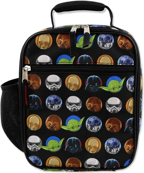 Disney Star Wars Boy&#039;s Girl&#039;s Adult&#039;s Soft Insulated School One Size, Black 