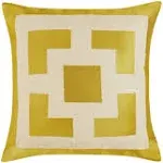 PALM SPRINGS BLOCK EMB PILLOW 20X20"