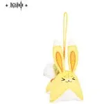 miHoYo Genshin Impact Yaoyao YueGui Rabbit Plush Keychain Toys Official Goods