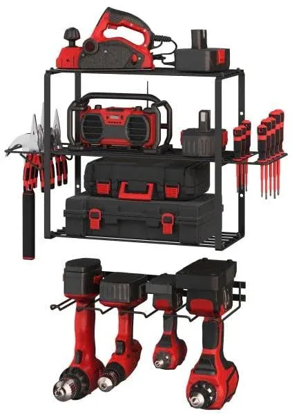 Stalwart 4-Tier Power Tool Organizer Shelving