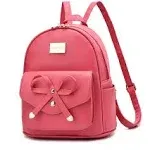 LcFun Cute Mini Leather Backpack