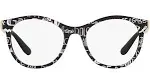 Dolce & Gabbana DG5075 Eyeglasses 3313 Black Graffiti