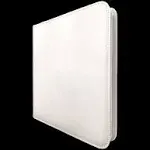 Ultra Pro Binder: 12-Pocket: PRO: Zippered: Vivid: White