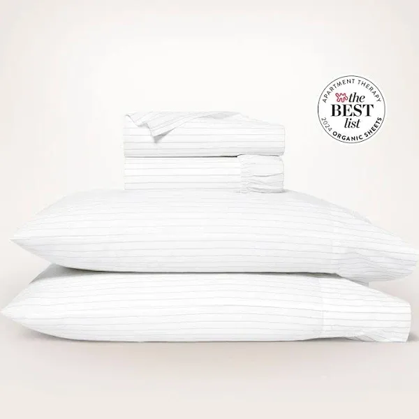 Boll & Branch LLC Percale Hemmed Sheet Set