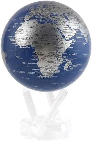 Mova Blue and Silver Globe