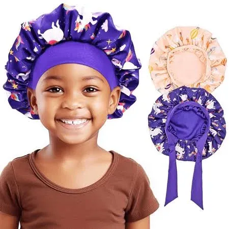 Lolalet Girls' Reversible Silk Bonnet