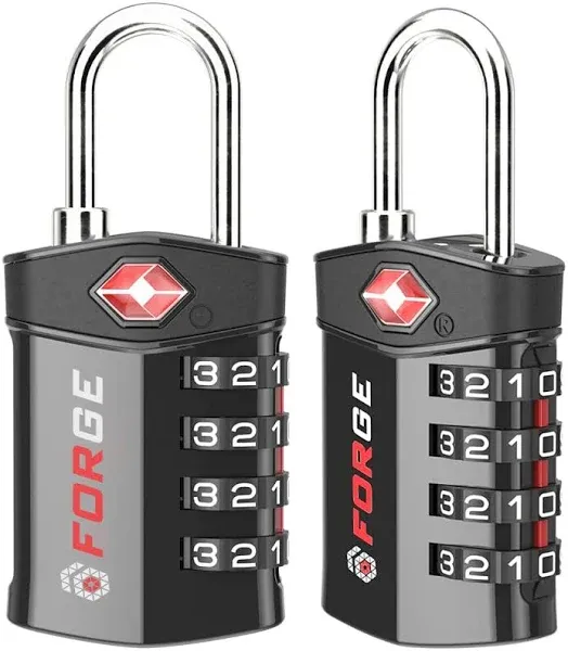 Forge Travel Lock,TSA Approved Luggage Locks for Air Travel Gym Lockers