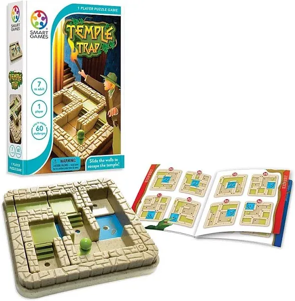 New &amp; Sealed SmartGames Temple Trap Sliding Maze Puzzle Logic Game Brainteaser