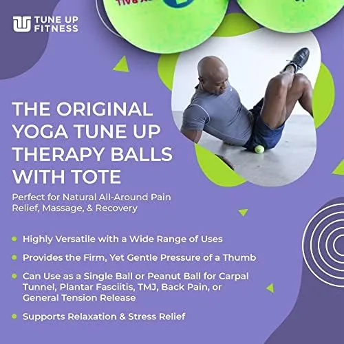 Yoga Tune Up Massage Therapy Balls in Tote by Tune Up Fitness