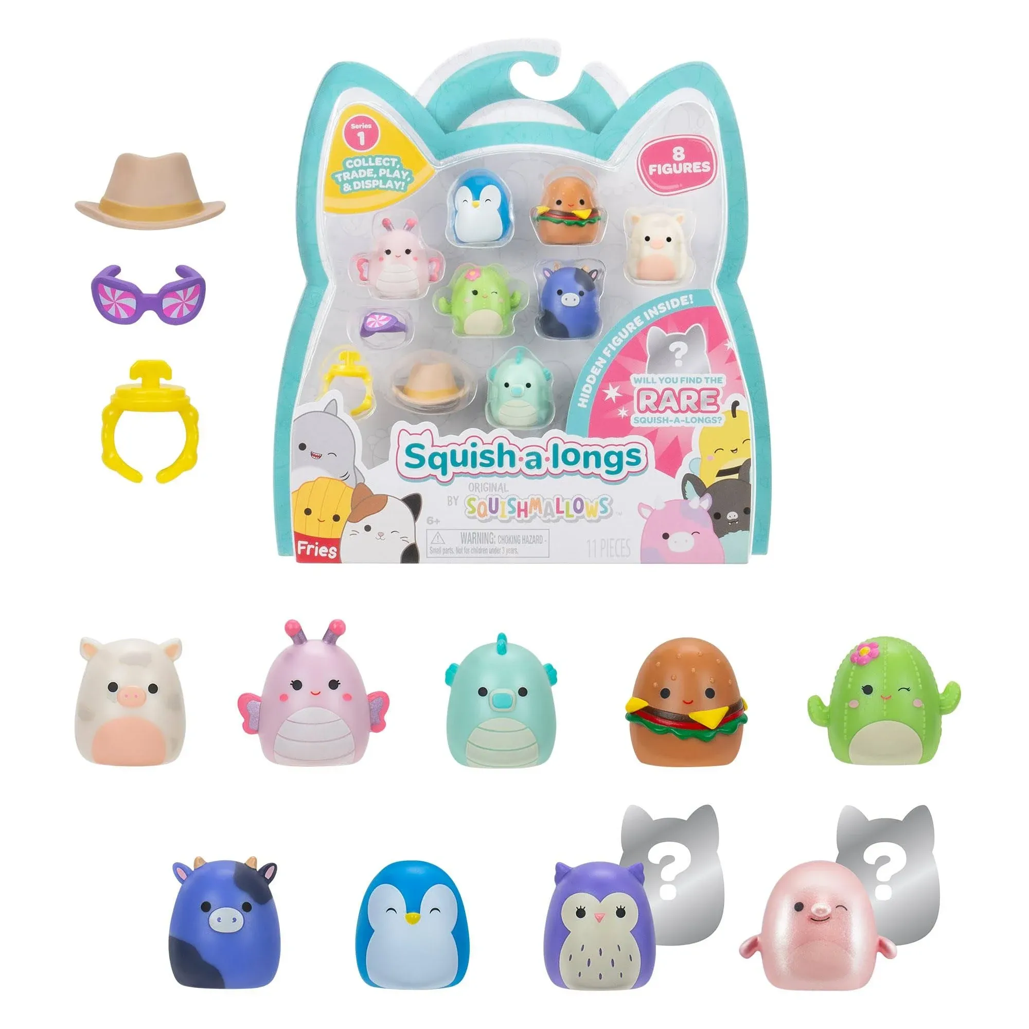 Squish A Longs by Original Squishmallows 8 Pack Series 1 Style 1