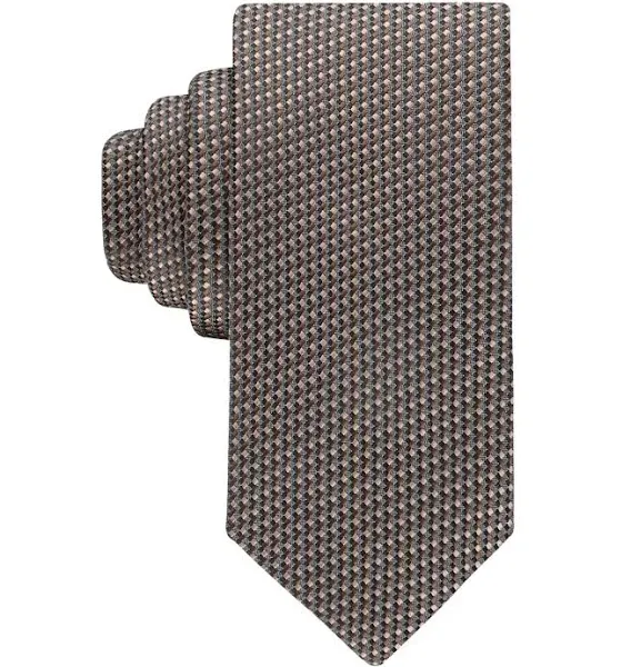 Haggar Men's Textured Tonal Pattern Self-Tie Necktie