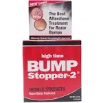 High Time Bump Stopper-2 Razor Bump Treatment, Double Strength - 0.5 oz