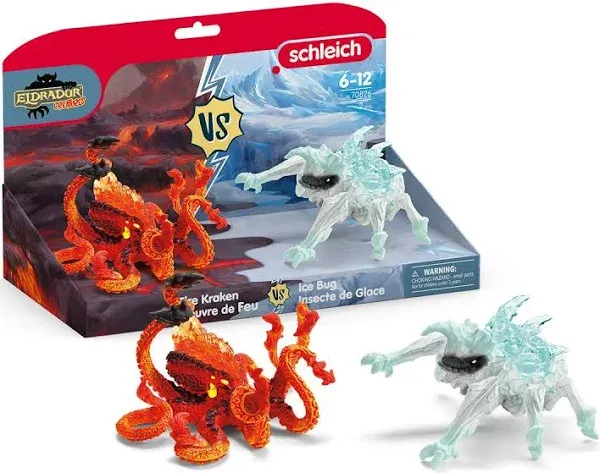 Schleich Ice Bug vs. Fire Kraken