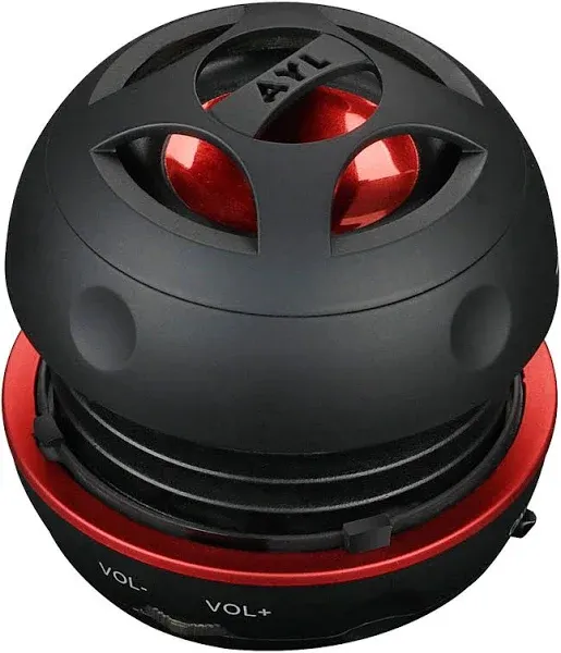 AYL Mini Speaker System, Portable Plug in Speaker with 3.5mm Aux Audio Input, Ex