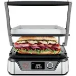 Chefman 5-in-1 Digital Panini Press Grill,Silver