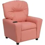 Contemporary Kids Recliner with Cup Holder