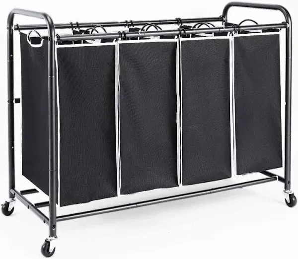 ROMOON 4 Bag Laundry Sorter Cart