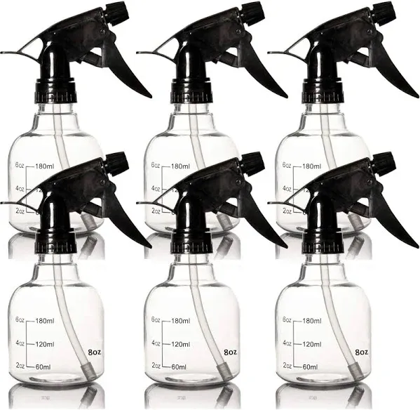 Youngever 6 Pack Empty Plastic Spray Bottles