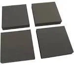 Xcel Heavy Duty Equipment Pads, Anti Vibration Non Slip Furniture Pads, 4" x 4" x 3/4" Thick (Set of 4)