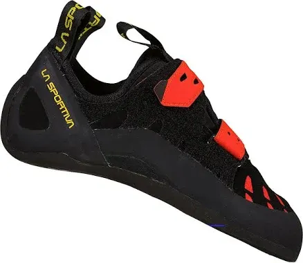 La Sportiva Men's Tarantula Climbing Shoe - 46.5 - Black / Poppy