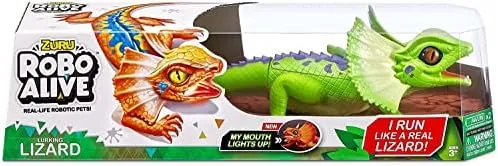 Robo Alive Frill Neck Lizard Robotic Pet Figure