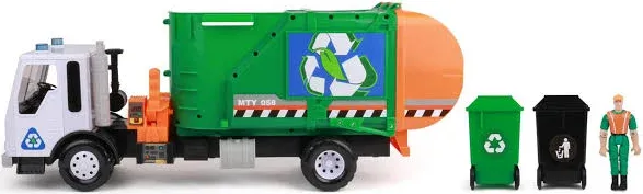 Funrise Mighty Fleet Titans Go Green Garbage Truck