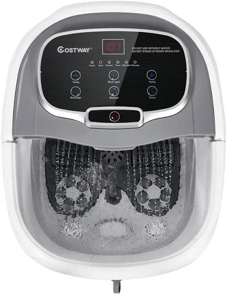 Costway Portable Foot Spa Bath Motorized Massager