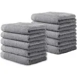 Yoofoss Luxury Washcloths Towel Set 10 Pack Baby Wash Cloth for Bathroom-Hotel-Spa-Kitchen Multi-Purpose Fingertip Towels Face Cloths