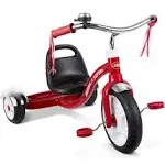 Radio Flyer Big Red Classic Tricycle, Toddler Trike, Tricycle for Toddlers Age 2.5-5, Toddler Bike,Large