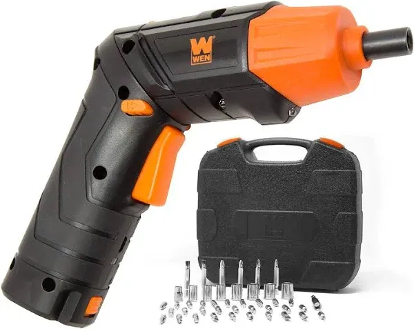 New- WEN 4 Volt Max Lithium Ion Rechargeable Cordless Screwdriver #49140