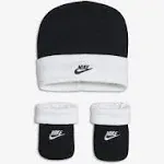 Nike Baby Boys Futura Hat And Booties Set in Black