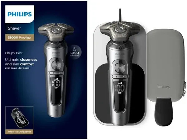 Philips Male Grooming Shaver Series S9000 Prestige, SP9871/13, Black/Grey