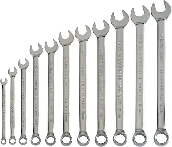 CRAFTSMAN SAE Long Panel Combination Wrench Set