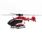 RC Era C187 2.4G 4CH 6-Axis Gyro Optical Flow Localization Altitude Hold Flybarless EC135 Scale RC Helicopter RTF