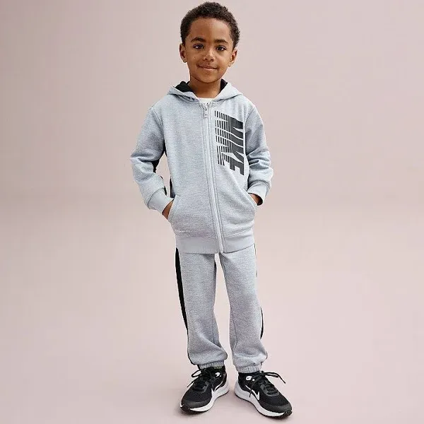 Boys 4-7 Nike Therma Fleece Full-Zip Hoodie & Jogger Pants Set