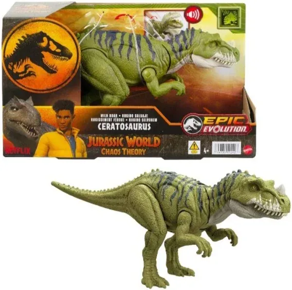 Jurassic World Wild Roar Ceratosaurus Action Figure