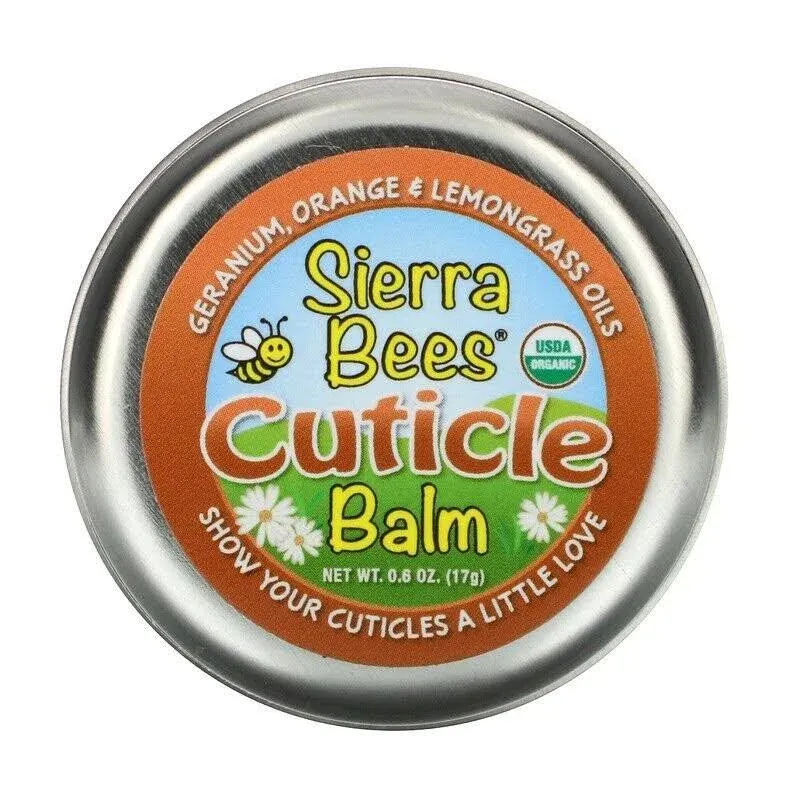 Sierra Bees, Cuticle Care Balm, Geranium, Orange & Lemongrass, 17G