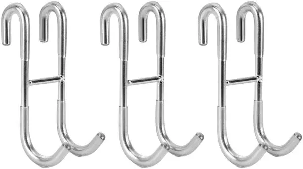 Shower Door Hooks (2-Pack), Towel Hooks for Bathroom Frameless Glass Shower Door