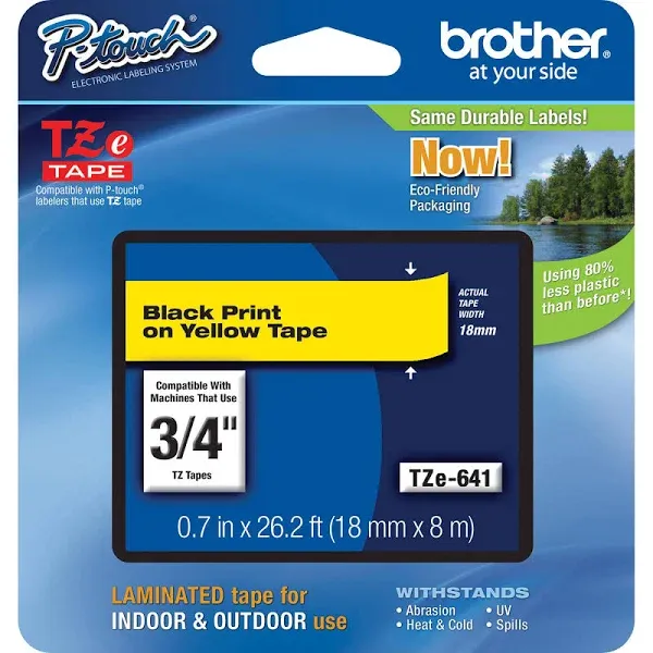 Brother P-touch TZe Laminated Tape