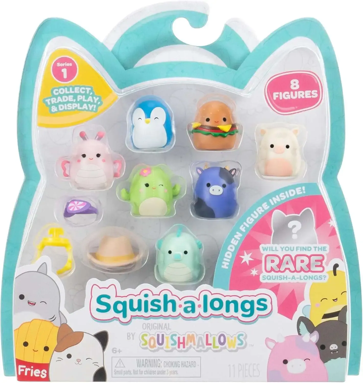 Squish A Longs by Original Squishmallows 8 Pack Series 1 Style 1