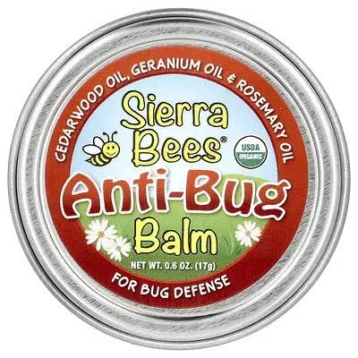 Anti-Bug Balm, Cedarwood, Geranium &amp; Rosemary Oil, 0.6 oz (17 g)